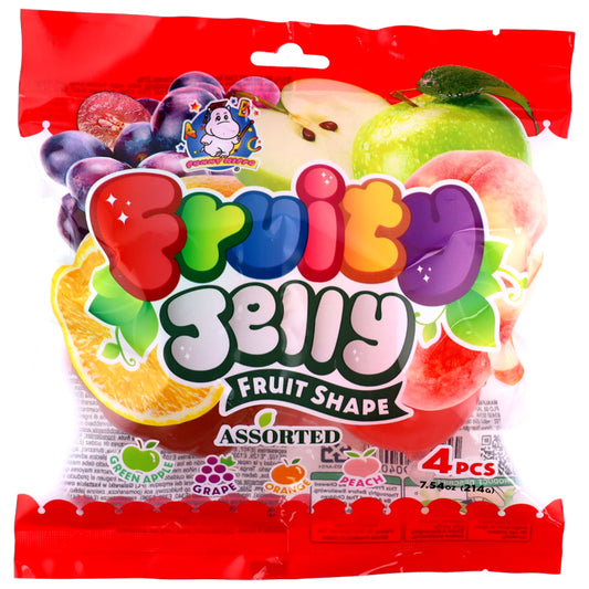 Funny Hippo Fruity Jelly Assorted Jelly Fruits 214g