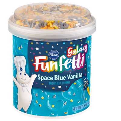 Pillsbury Funfetti Galaxy Space Blue Vanilla Frosting 442g