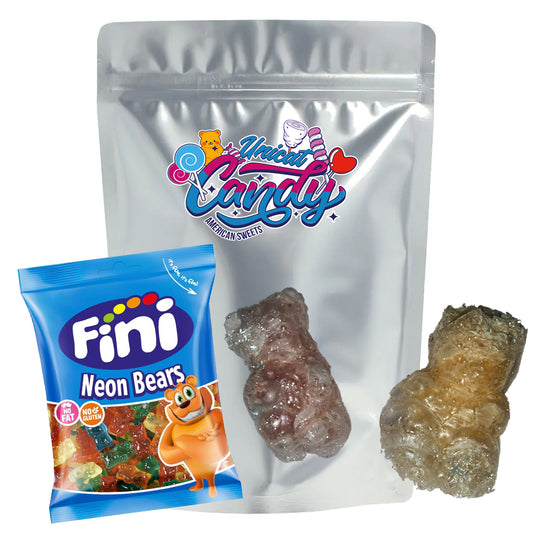 Gefriergetrocknete Fini Neon Bears 3 Stück 7g