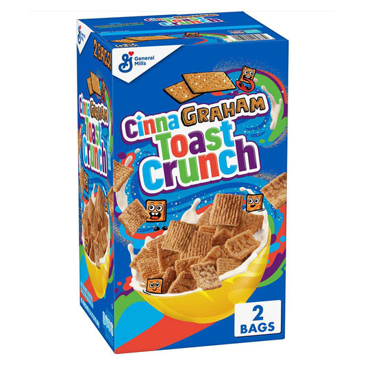 General Mills Cinnagraham Toast Crunch 2 Bags 992g