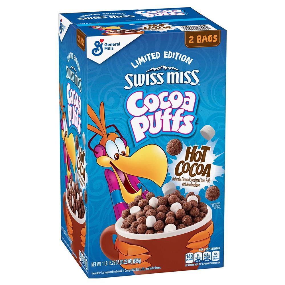 General Mills Cocoa Puffs Swiss Miss 885g (MHD 30.09.2022)
