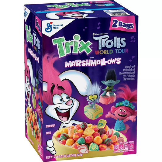 General Mills Trix Trolls World Tour with Marshmallows 928g (MHD 06.12.2022)