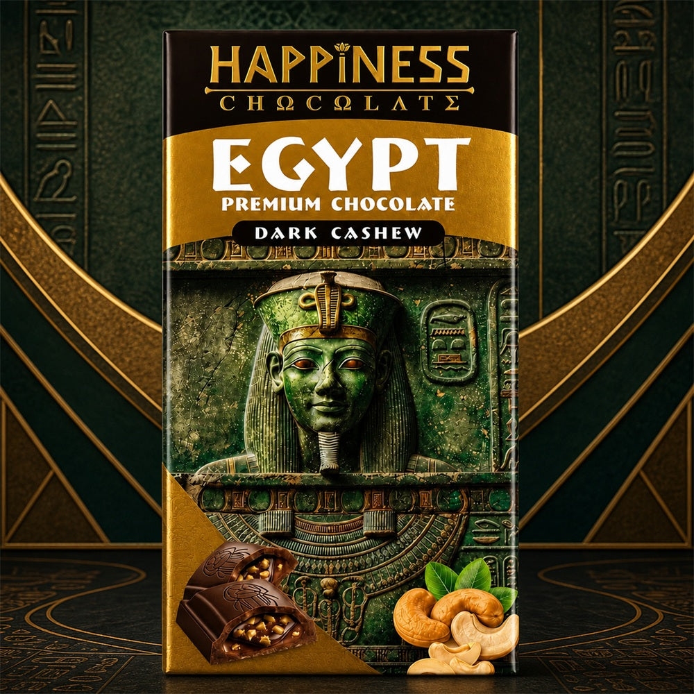 Happiness Egypt Premium Chocolate Dark Cashew 65g