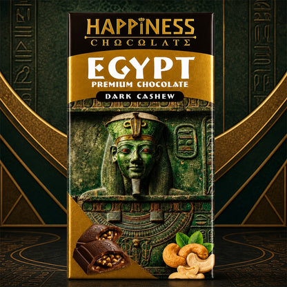 Happiness Egypt Premium Chocolate Dark Cashew 65g