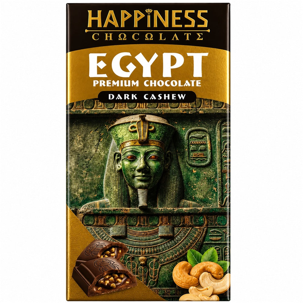 Happiness Egypt Premium Chocolate Dark Cashew 65g
