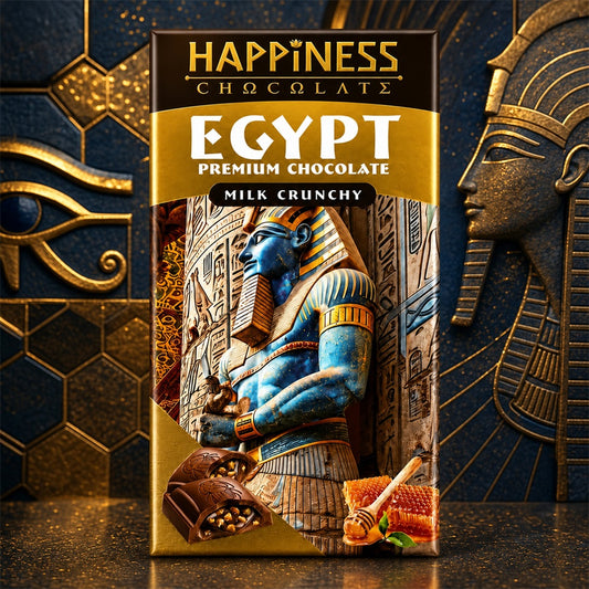 Happiness Egypt Premium Chocolate Milk Crunchy 65g
