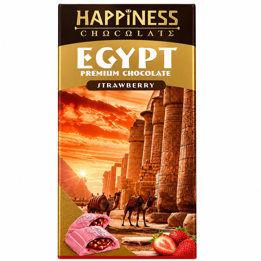 Happiness Egypt Premium Chocolate Strawberry 65g