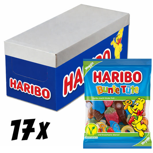 Haribo Bunte Tüte vegetarisch 17 x 175g Vorratspack