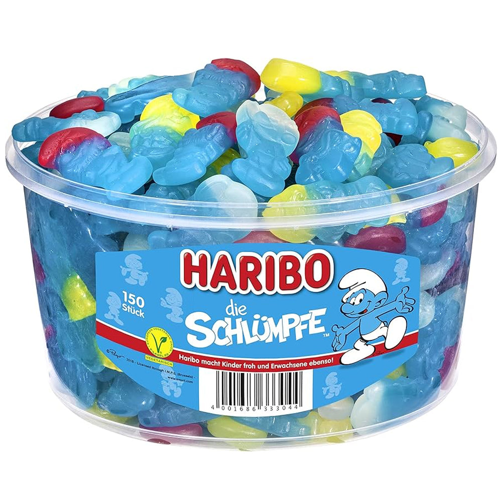 Haribo Die Schlümpfe vegetarisch Box 150 Stk. 1,2 Kg