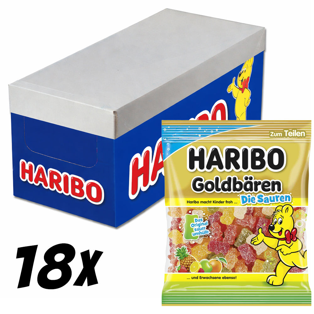 Haribo Goldbären Die Sauren 18 x 175g Vorratspack