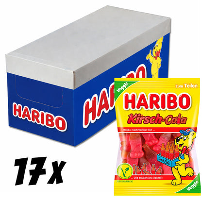 Haribo Kirsch-Cola vegetarisch 17 x 175g Vorratspack