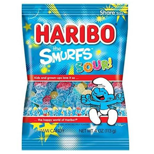 Haribo The Smurfs Sour 113g (USA)