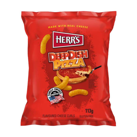 Herr's Deep Dish Pizza Cheese Curls 113g