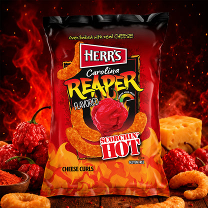 Herr's Carolina Reaper Cheese Curls 170g (USA)