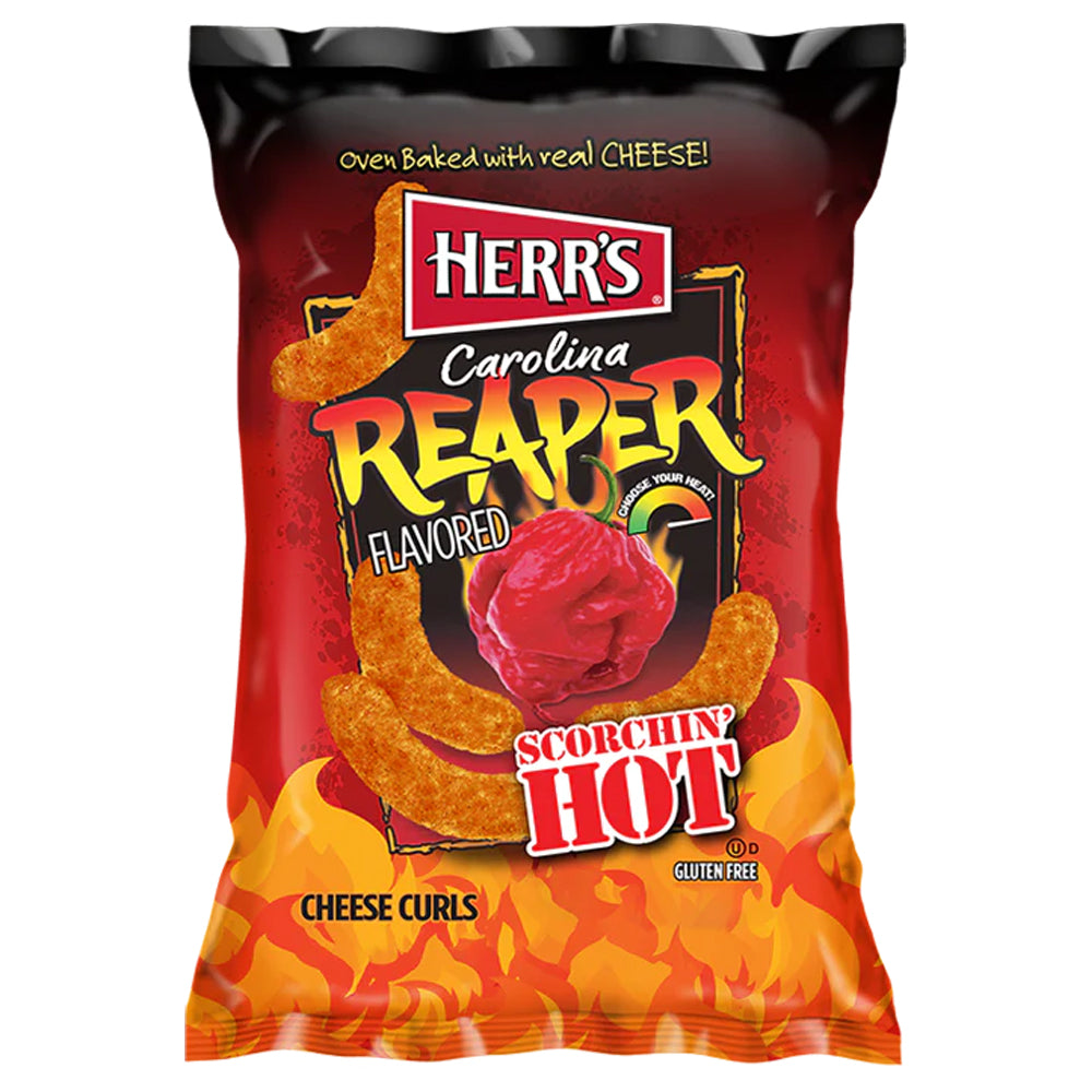 Herr's Carolina Reaper Cheese Curls 170g (USA)