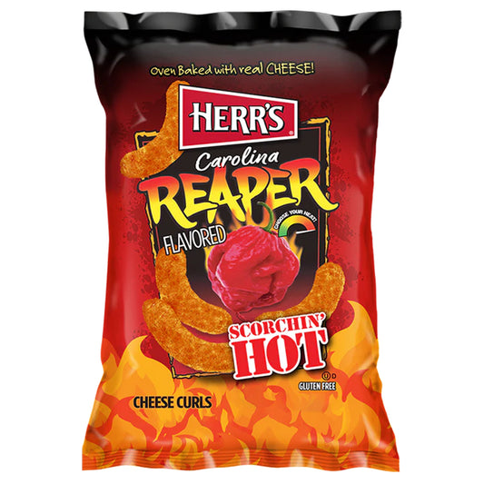 Herr's Carolina Reaper Cheese Curls 170g (USA)