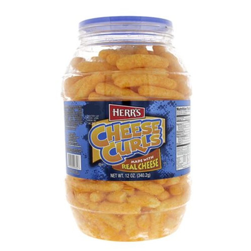 Herr's Cheese Curls Barrel 340g