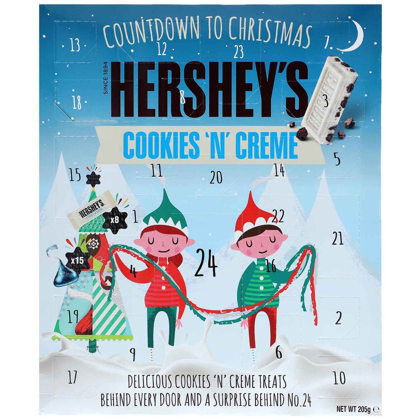 Hershey's Cookies 'n' Creme Advent Calendar Adventskalender 205g
