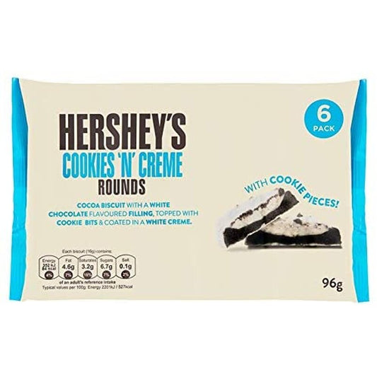 Hershey's - Cookies 'N' Cream Rounds 6er Pack - 96g
