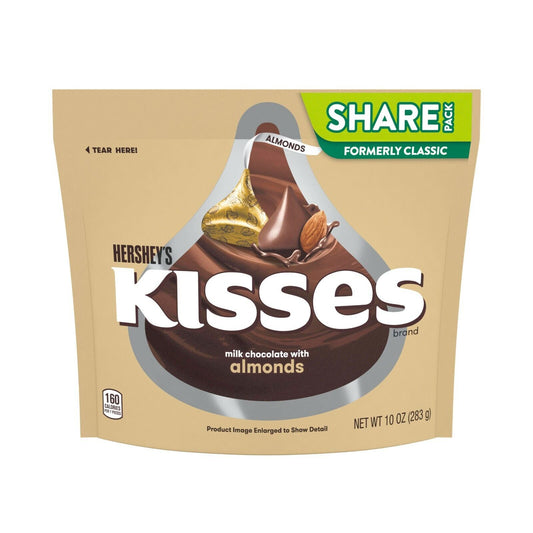 Hersheys Kisses Milk Chocolate with Almonds 283g