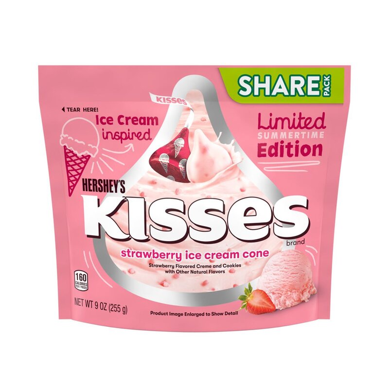 Hershey's Kisses - Strawberry Ice Cream Cone - 255g