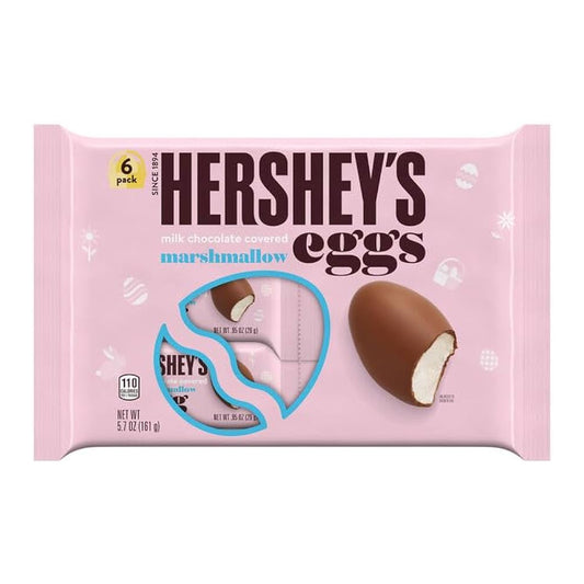 Hershey's Milk Chocolate Covered Marshmallow Eggs 161g