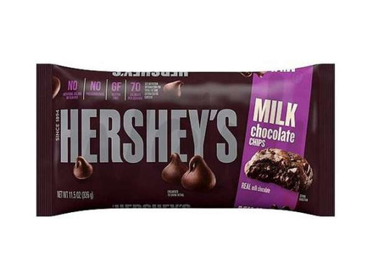 Hershey's Milk Chocolate Chips Schokotröpfchen 326g