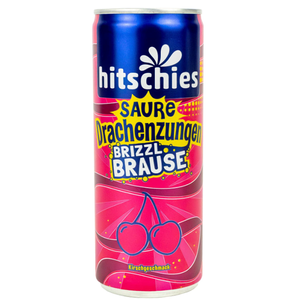 Hitschies Saure Drachenzungen Brizzel Brause Kirsche 250ml