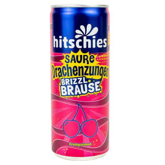 Hitschies Saure Drachenzungen Brizzel Brause Kirsche 250ml