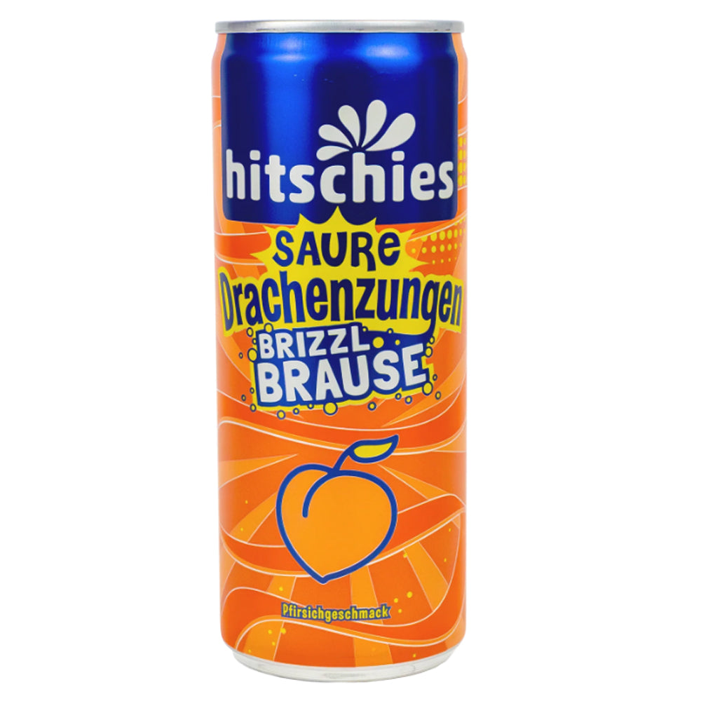 Hitschies Saure Drachenzungen Brizzel Brause Pfirsich 250ml