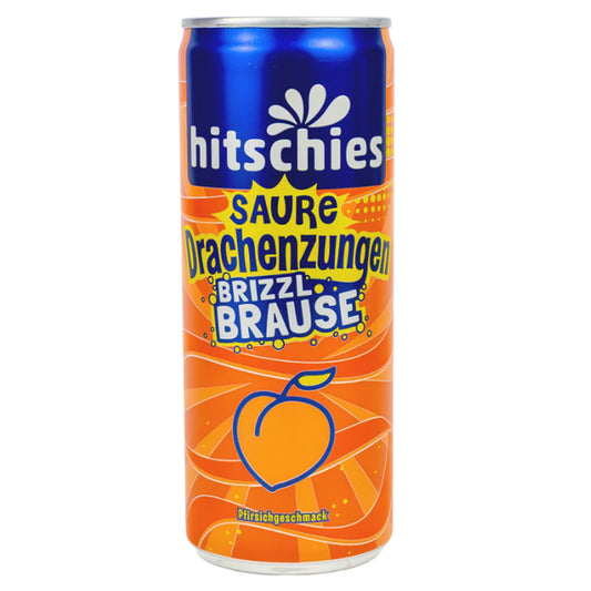 Hitschies Saure Drachenzungen Brizzel Brause Pfirsich 250ml