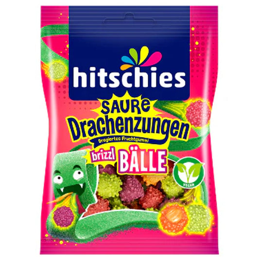 Hitschies Saure Drachenzungen Brizzl Bälle 100g