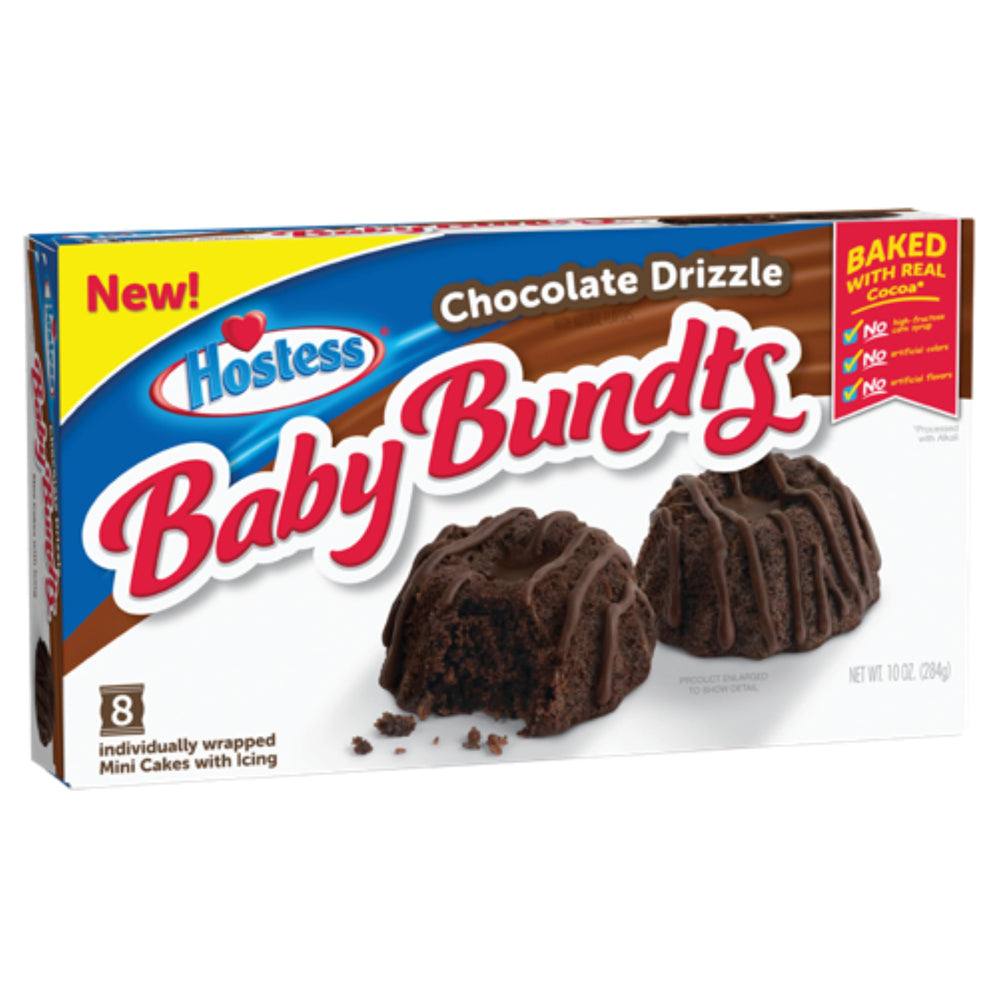Hostess Baby Bundts Chocolate Drizzel 284g