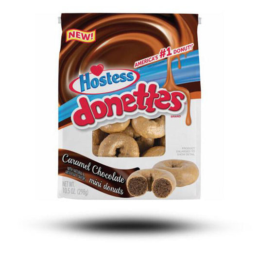 Hostess Donettes Mini Donuts Caramel Chocolate 298g