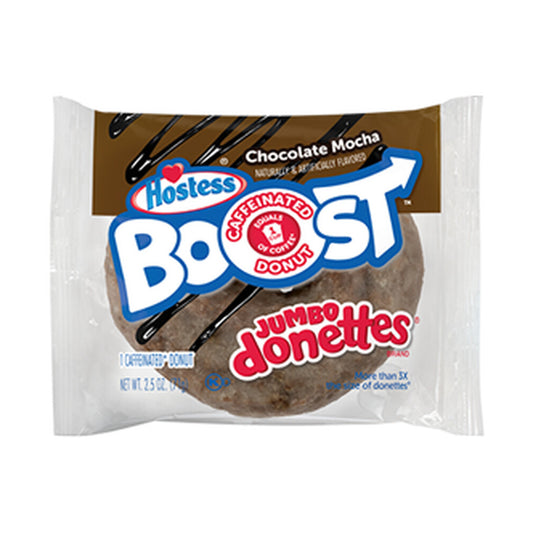 Hostess Jumbo Donettes Chocolate Mocha Boost Caffeinated Donut 70g