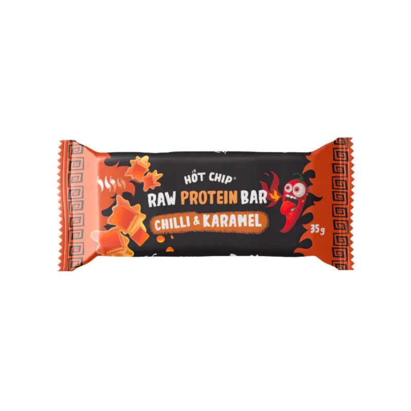 Hot Chip Raw Protein Bar Chilli & Karamel 35g
