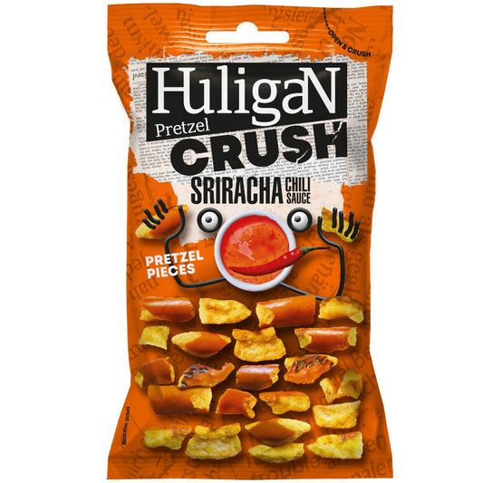HuligaN Pretzel Pieces Sriracha Chili Flavour - 65g