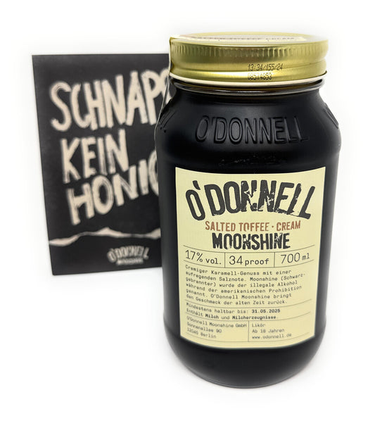 O'Donnell - MOONSHINE Salted Toffee Cream 700ml 17% vol.