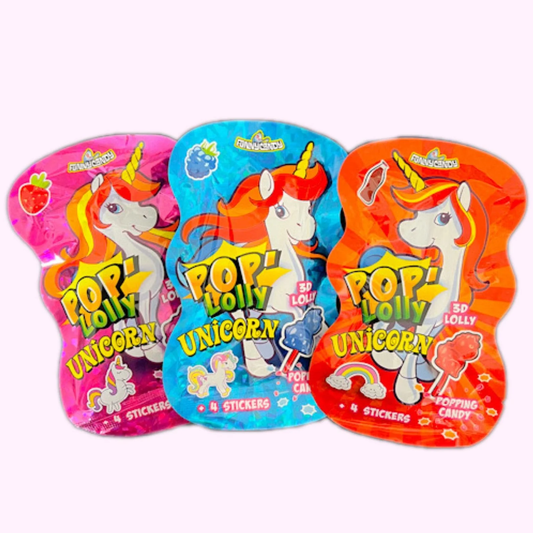 Pop-Lolly Unicorn 3er Pack 48g