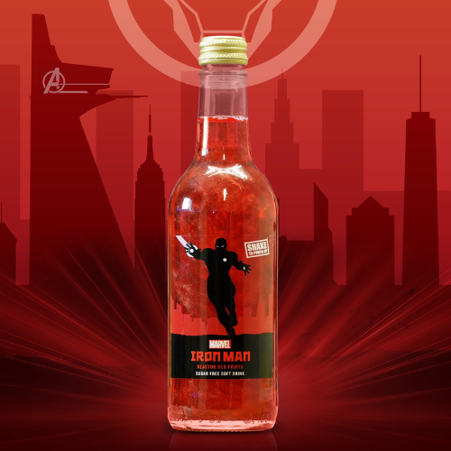 The Potions Cauldron Marvel Iron Man Reactor Red Fruits Sugar Free 330ml