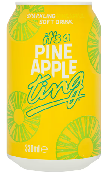 Ting Sparkling Pineapple 330ml