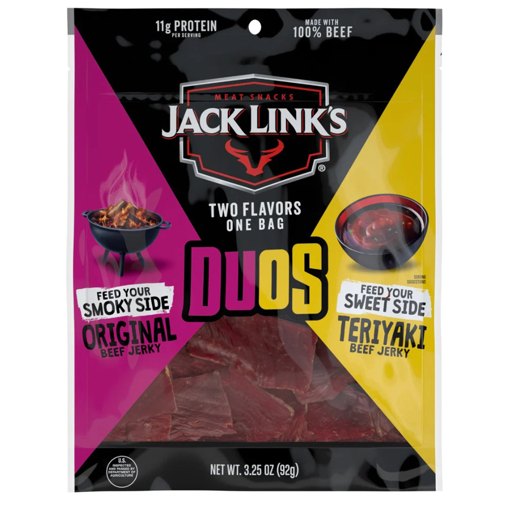 Jack Link's Duos Originial & Teriyaki Beef Jerky 92g