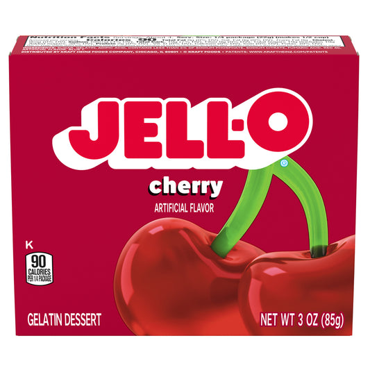 Jell-O Cherry Gelatin Dessert Wackelpudding 85g