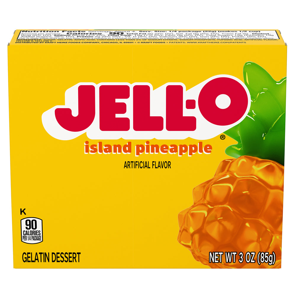 Jell-O Island Pineapple Gelatin Dessert Wackelpudding 85g