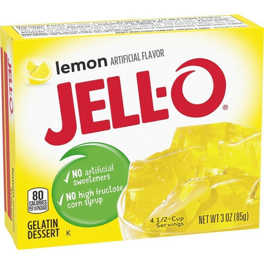 Jell-O Lemon Gelatin Dessert 85g