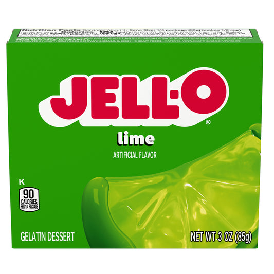 Jell-O Lime Gelatin Dessert Wackelpudding 85g