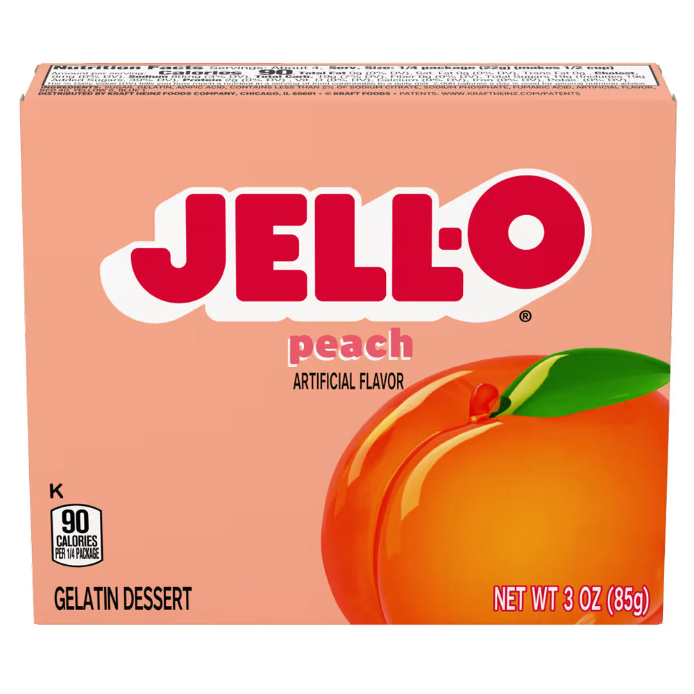 Jell-O Peach Gelatin Dessert Wackelpudding 85g