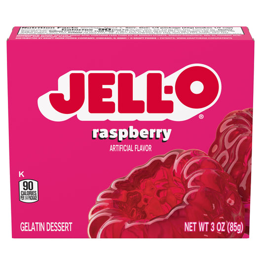 Jell-O Rasberry Gelatin Dessert Wackelpudding 85g