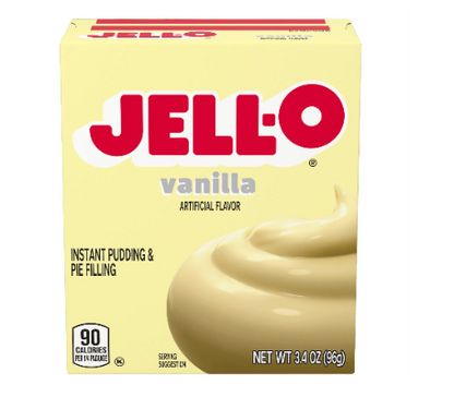 Jell-O Vanilla Instant Pudding & Pie Filling 96g