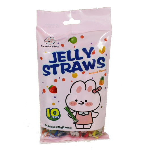 Sweet Mellow - Jelly Straws Fruit Mix 200g